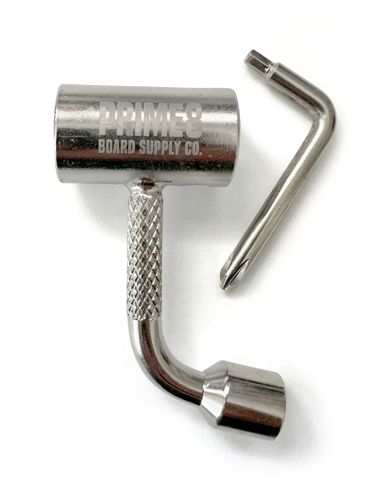 Prime8 Coin Pocket Silver Skateboard Tool