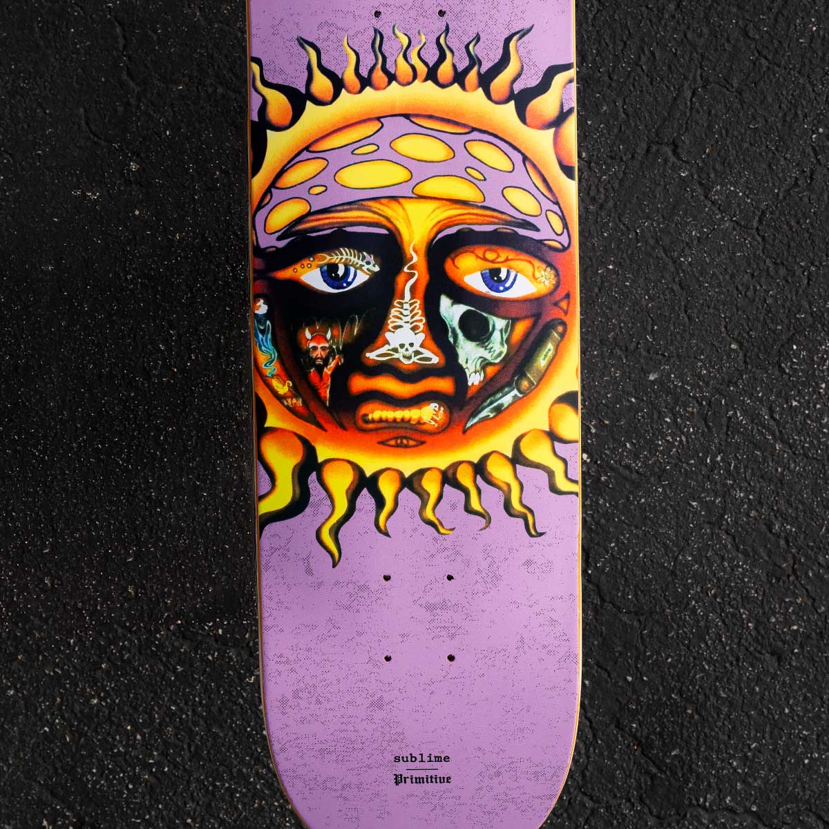 Primitive x Sublime Rise 8.5" Skateboard Deck