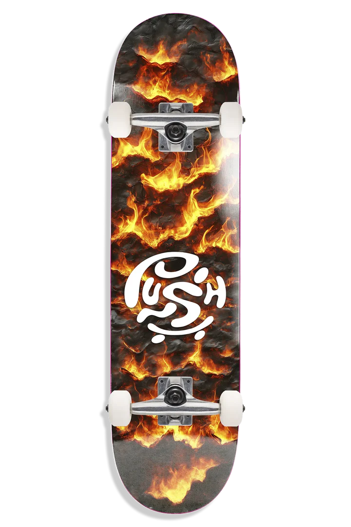 Push Lava First Push Yellow 8.0" Complete Skateboard