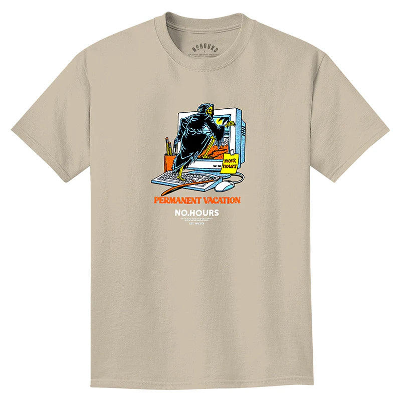 No Hours Work Hours Sand S/s Shirt