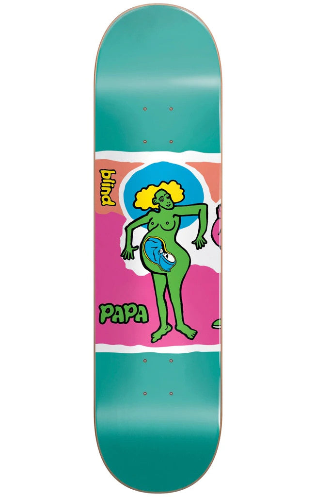 Blind Papa Color Portrait R7 8.0" Skateboard Deck