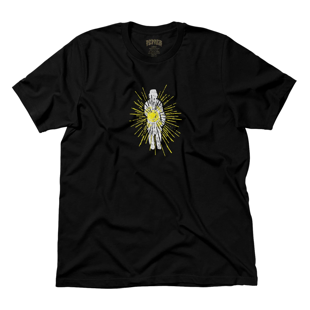 Pepper Portal Black S/s Shirt