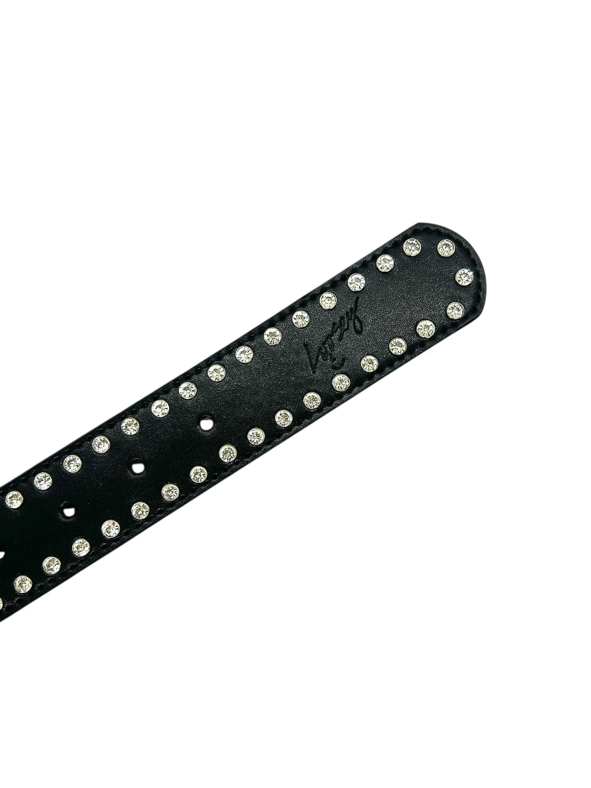 Loosey Gecko Rhinestone Black Belt