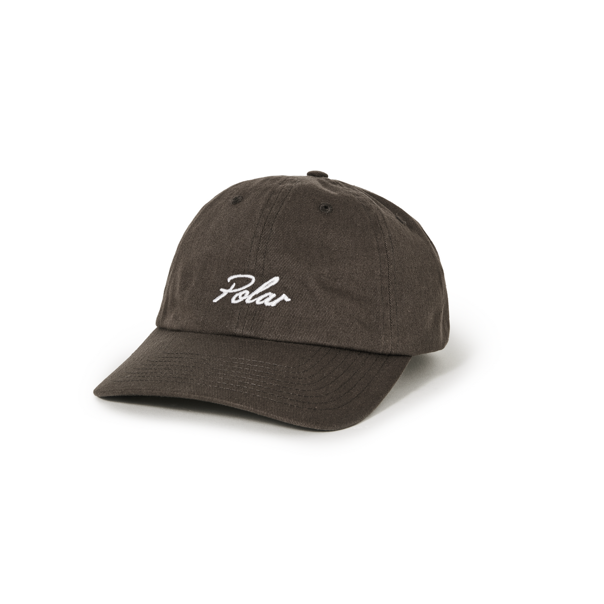 Polar Sam Cap Varsity Logo Brown Strapback Hat