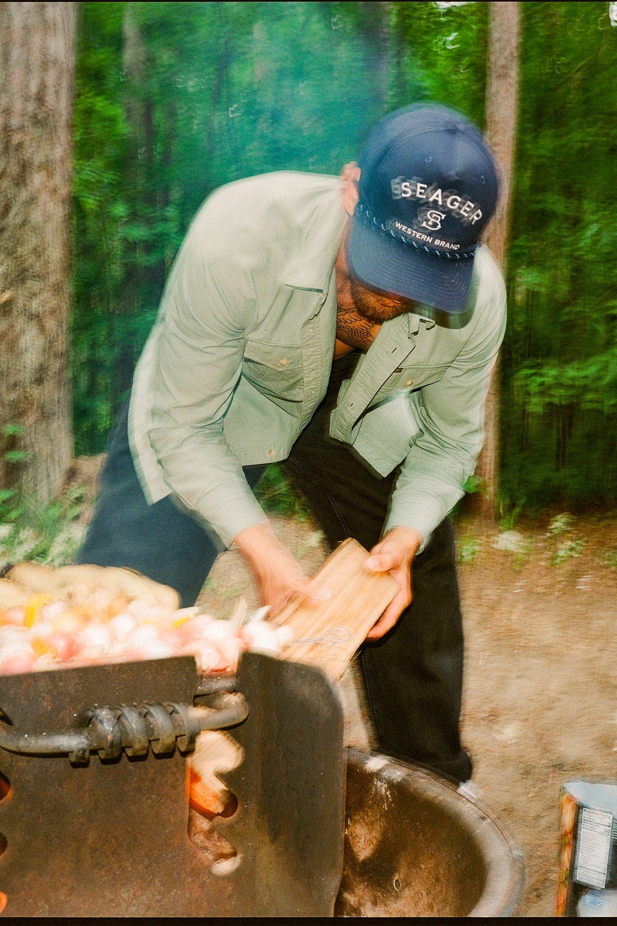 Seager Branded Blue Snapback Hat