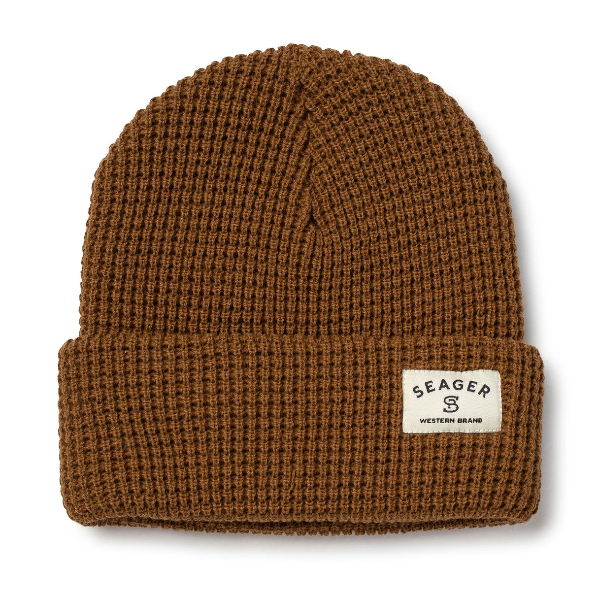 Seager Service Waffle Knit 2.0 Brown Beanie