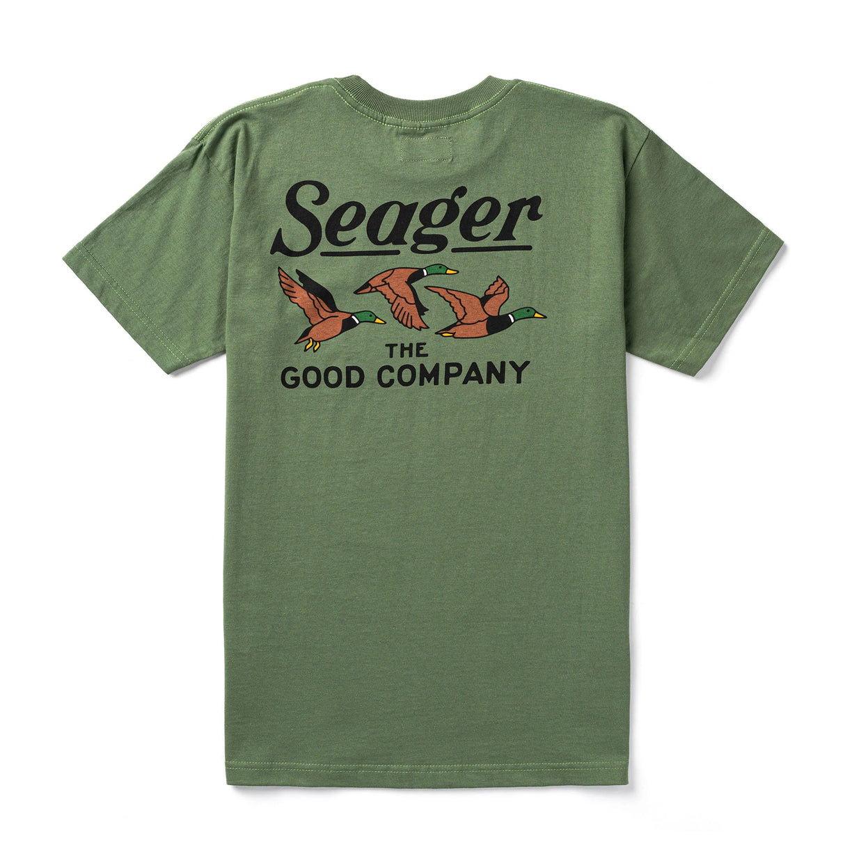 Seager Good Company Army Green S/s Shirt