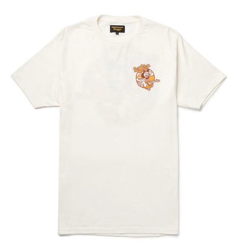 Seager x Waylon Jennings Walk The Line Vintage White S/s Shirt