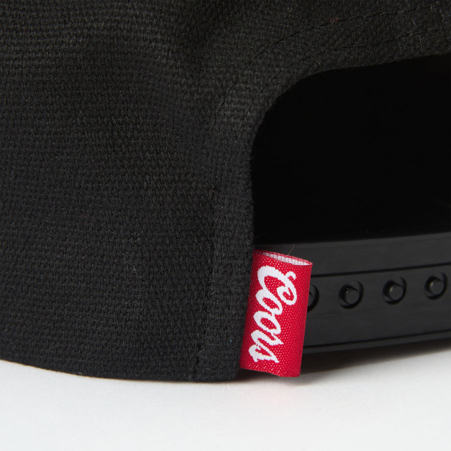 Seager x Coors Banquet Brave Black Snapback Hat