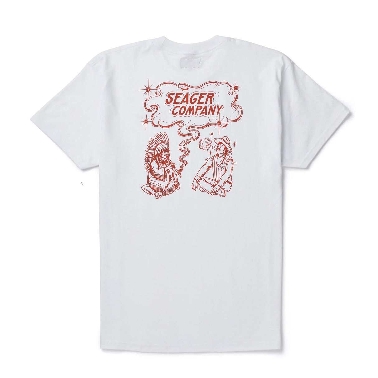 Seager Peace Vintage White S/s Shirt