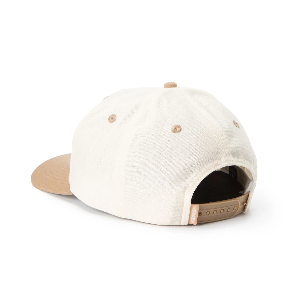 Seager Uncle Bill Hemp Cream Khaki Snapback Hat