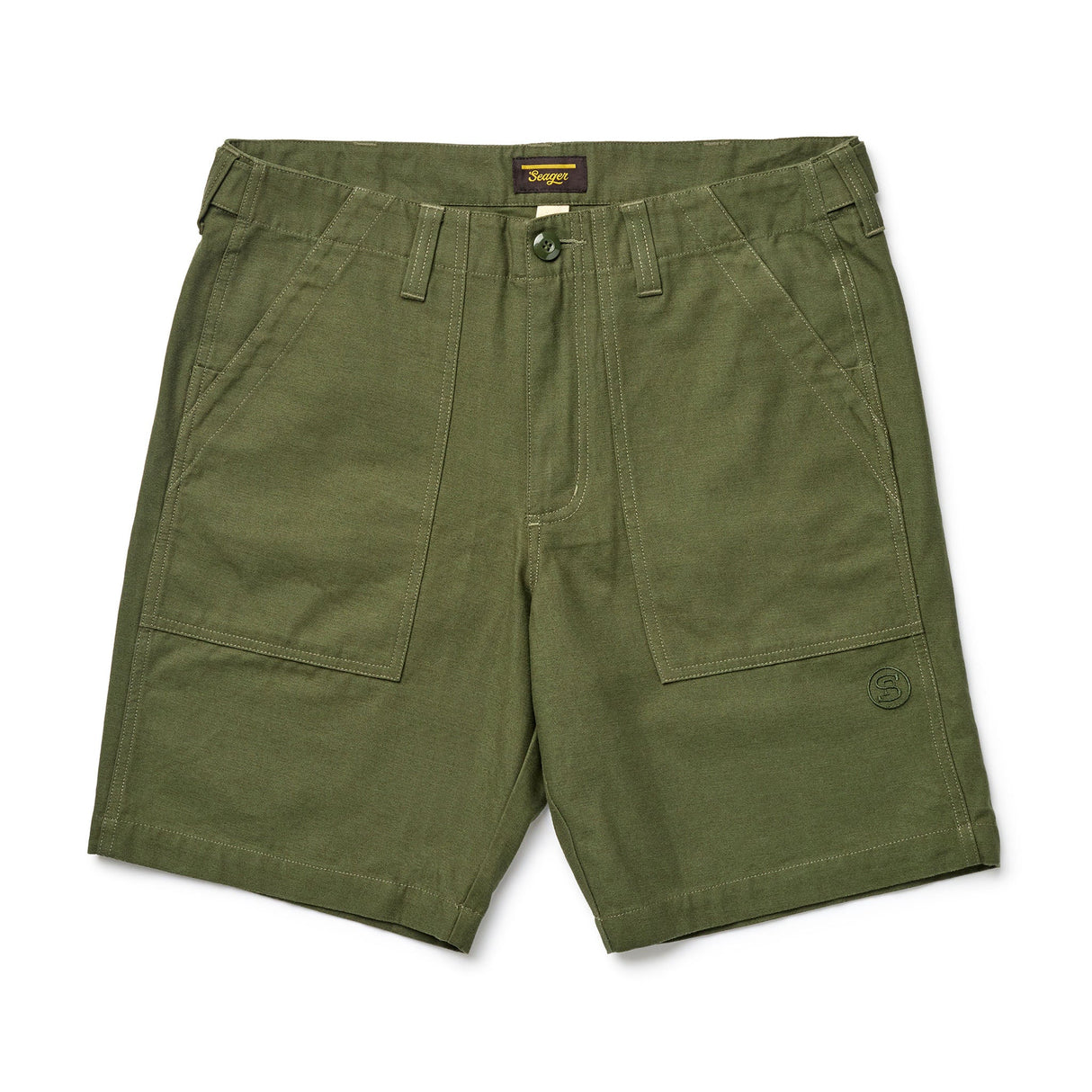 Seager Prarie Army Green Shorts