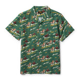 Seager B.S. Whippersnapper Green S/s Button Up Shirt