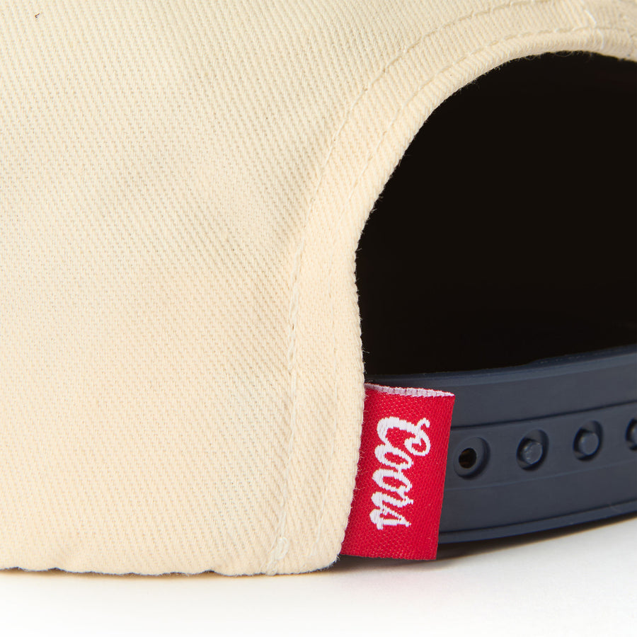 Seager x Coors Banquet P.O.P. Cream Navy Snapback