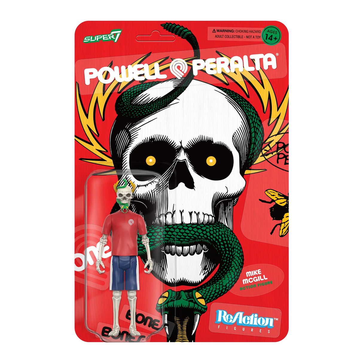 Super 7 Powell Peralta Mike Mcgill Wave 2 ReAction Figure