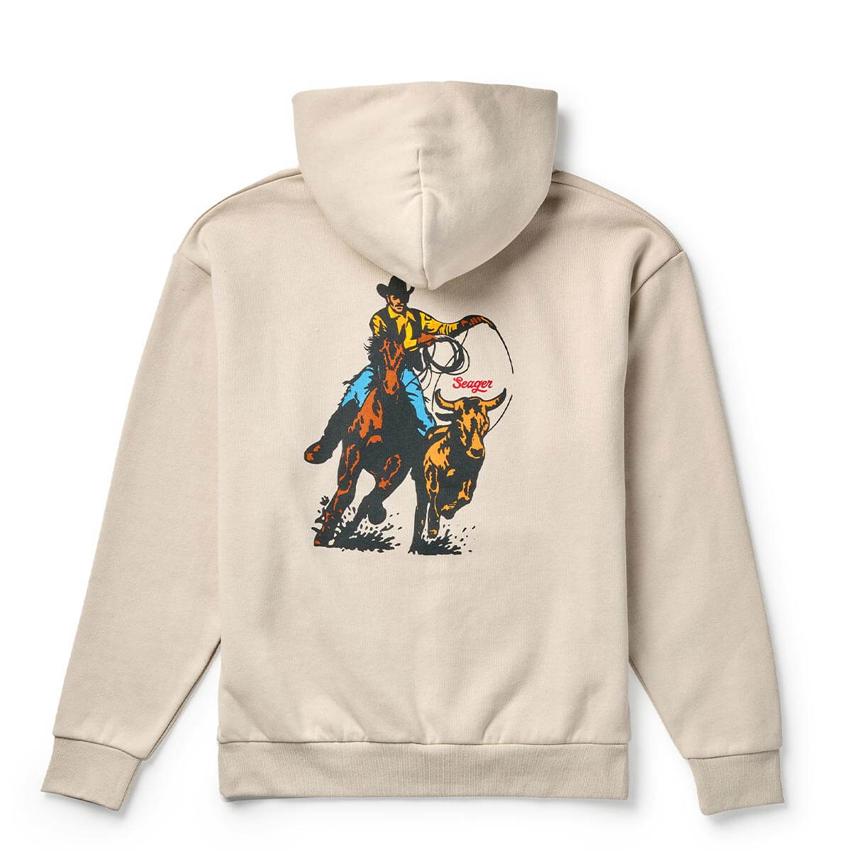Seager Rodeo Series Ivory Hooded Sweatshirt