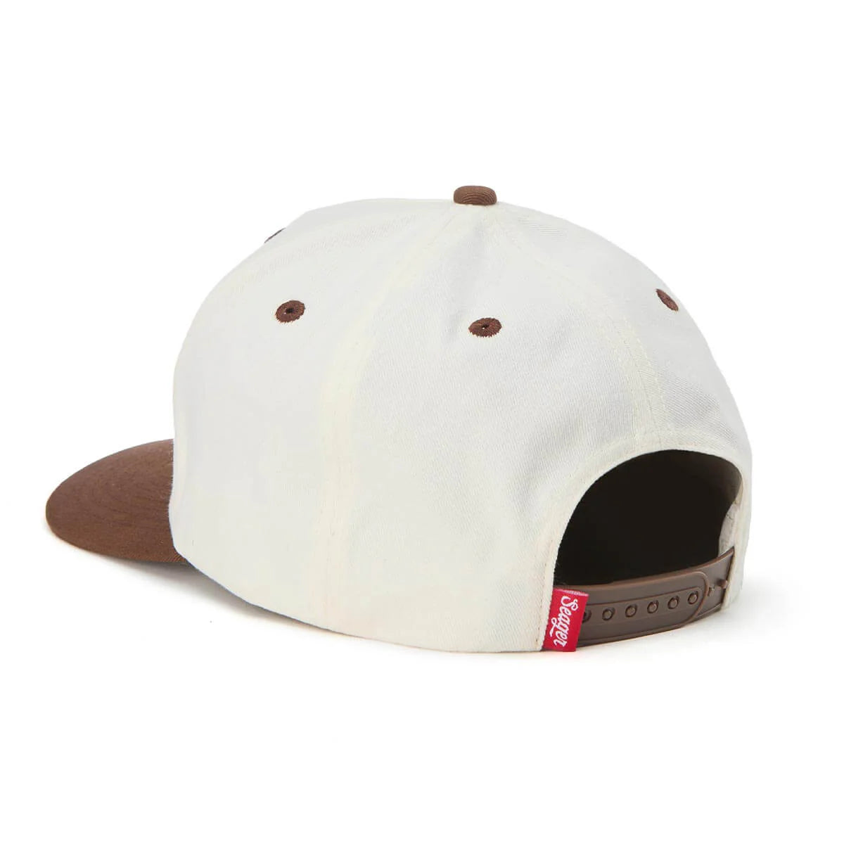 Seager Rodeo Cream Brown Snapback Hat