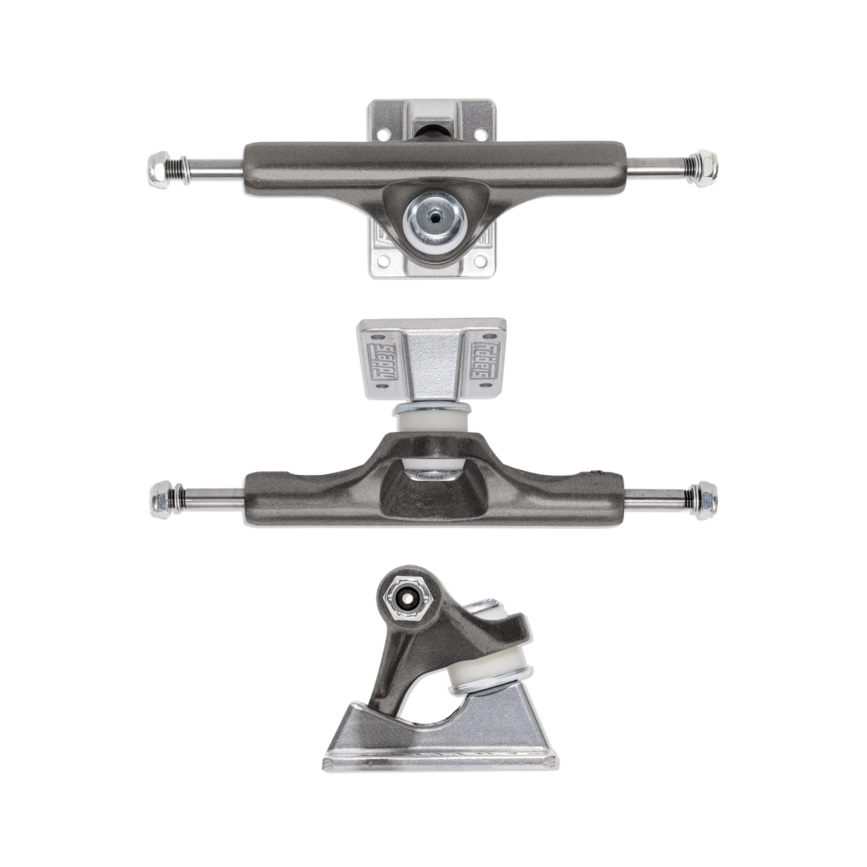 Slappy ST1 Inverted Hollow Lights Ultra Low Kingpin Gunmetal/Polished Skateboard Truck