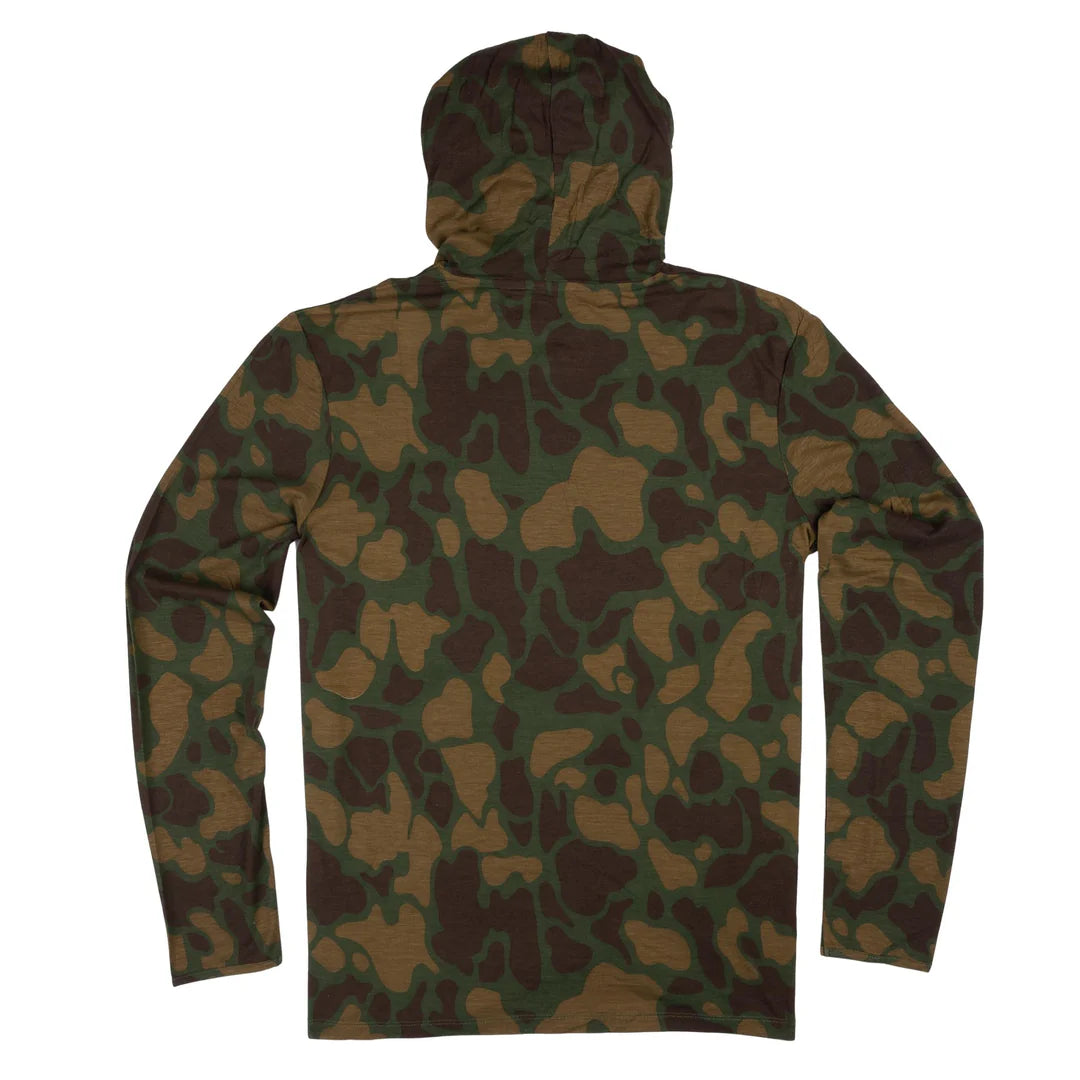 Sendero Yucatan Bamboo Forest Camo Tech Hooded L/s Shirt