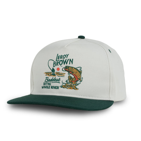Sendero Leroy Brown White 5-Panel Structured Snapback Hat