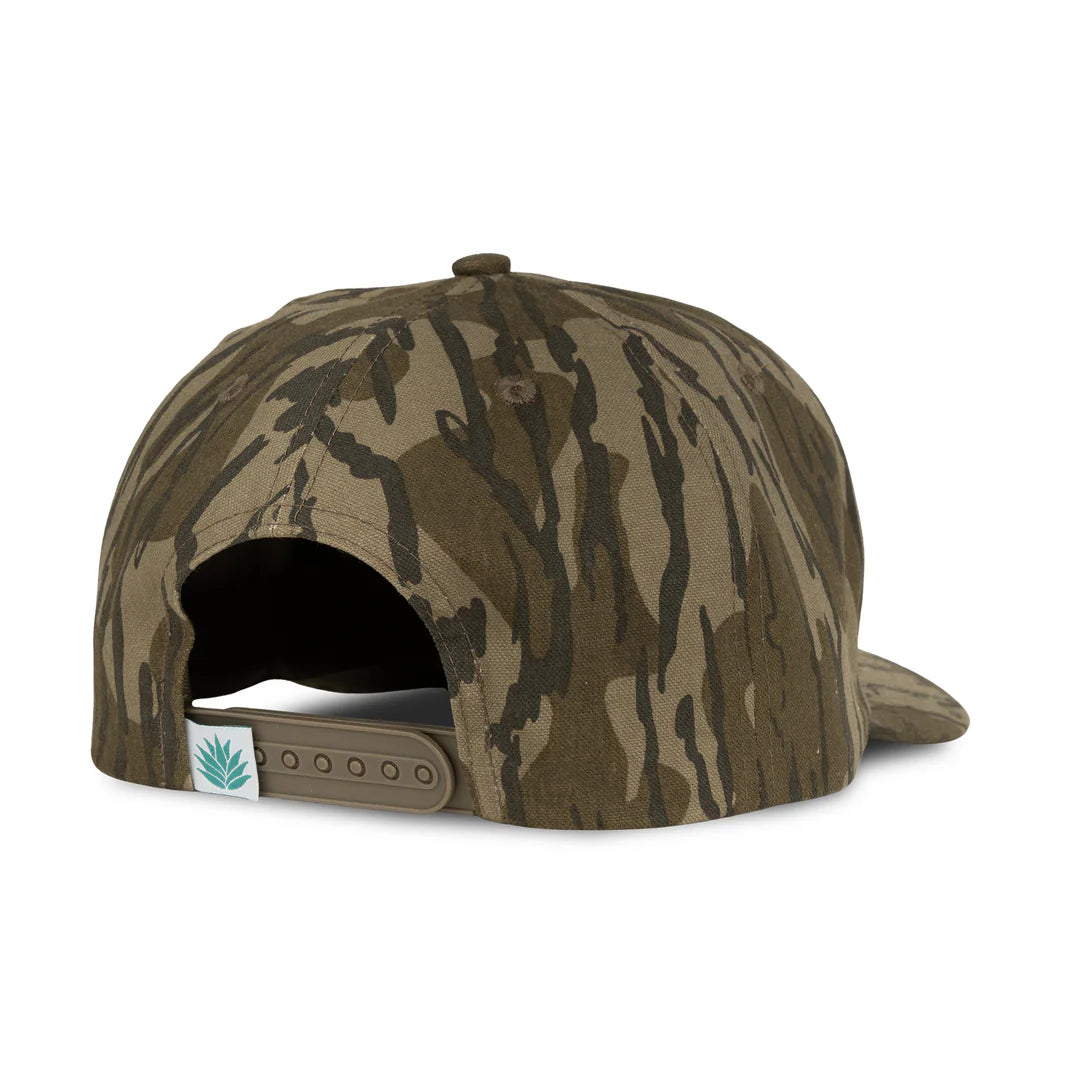 Sendero Cowboy Country Club Mossy Oak Bottomlands Camo Snapback Hat
