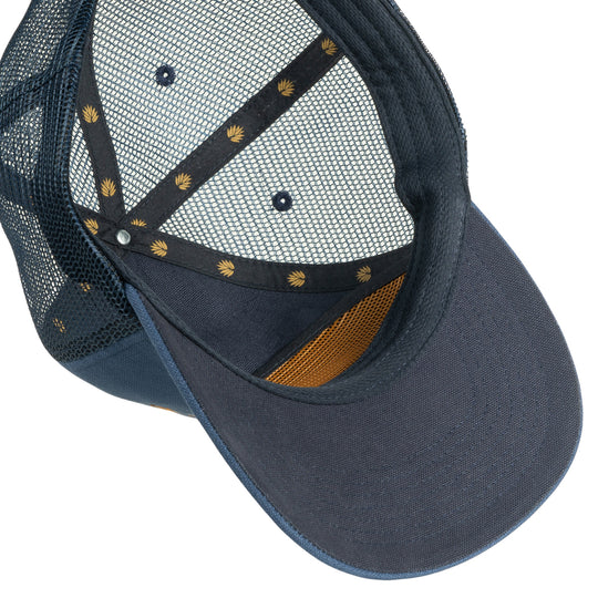 Sendero Gravy Train Blue 5-Panel Unstructured Mesh Snapback Hat