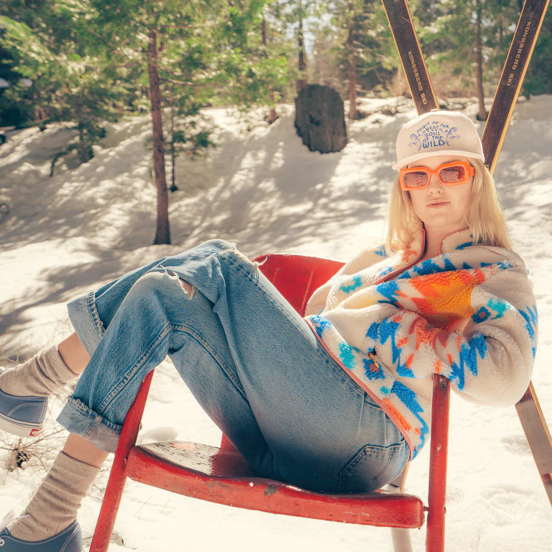 Sendero Hi-Ho Spirit of the West Soul of the Wild White Snapback Hat