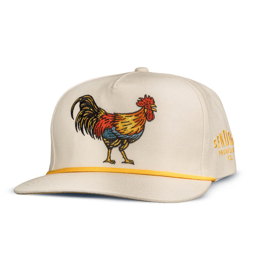 Sendero Yardbird White 5-Panel Structured Snapback Hat