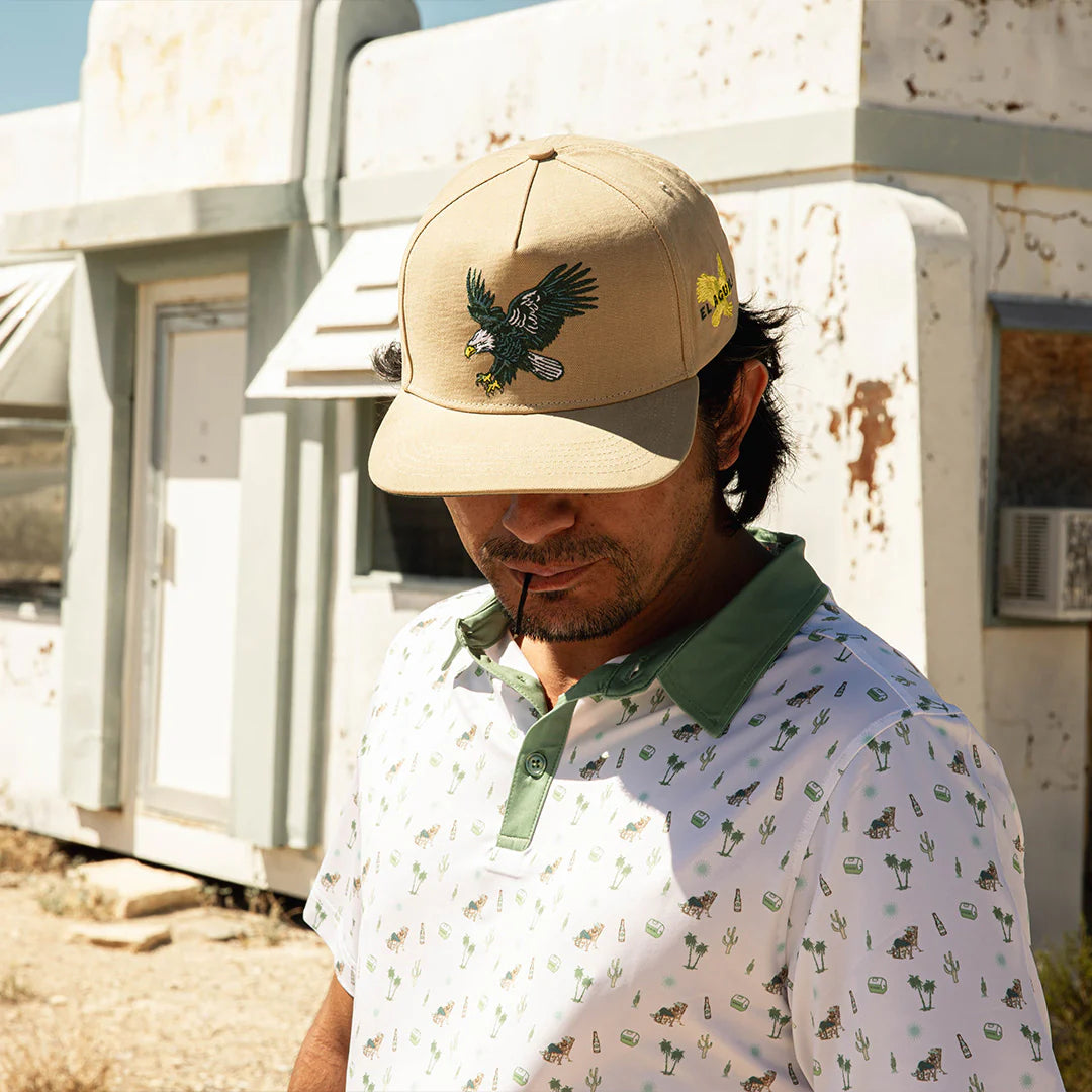 Sendero Eagle Tan Snapback Hat