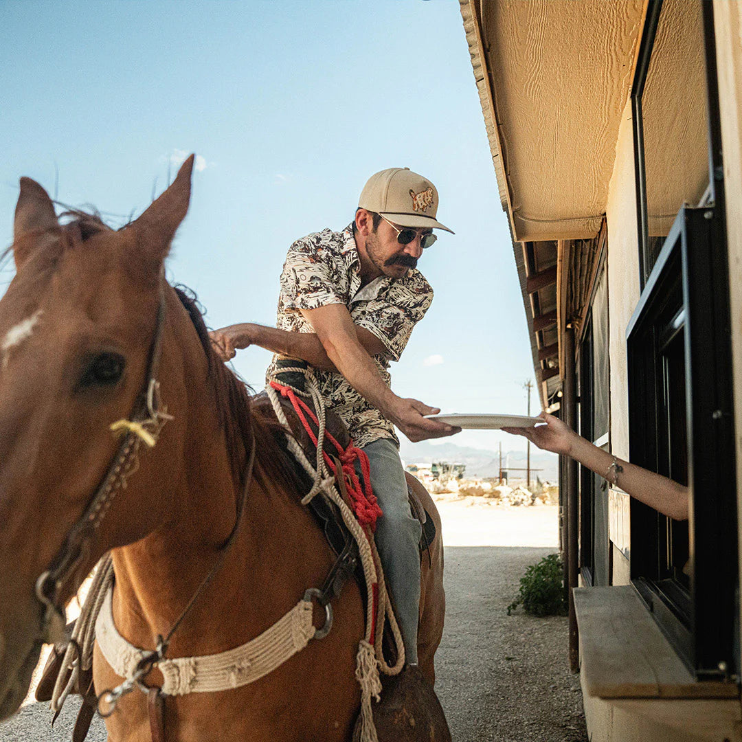 Sendero Prairie Dog Tan Brown Snapback Hat