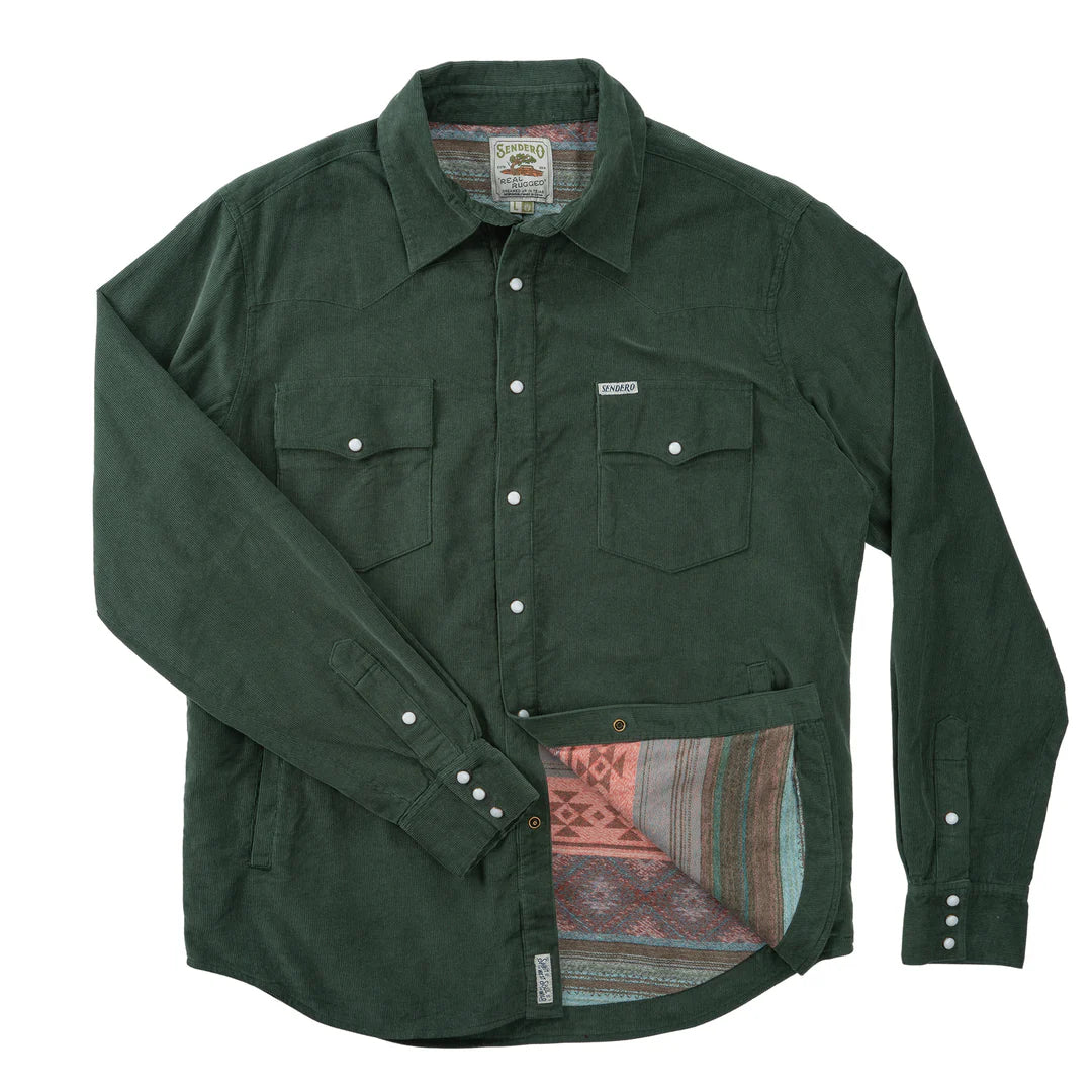 Sendero Desperado Trekking Green Shacket