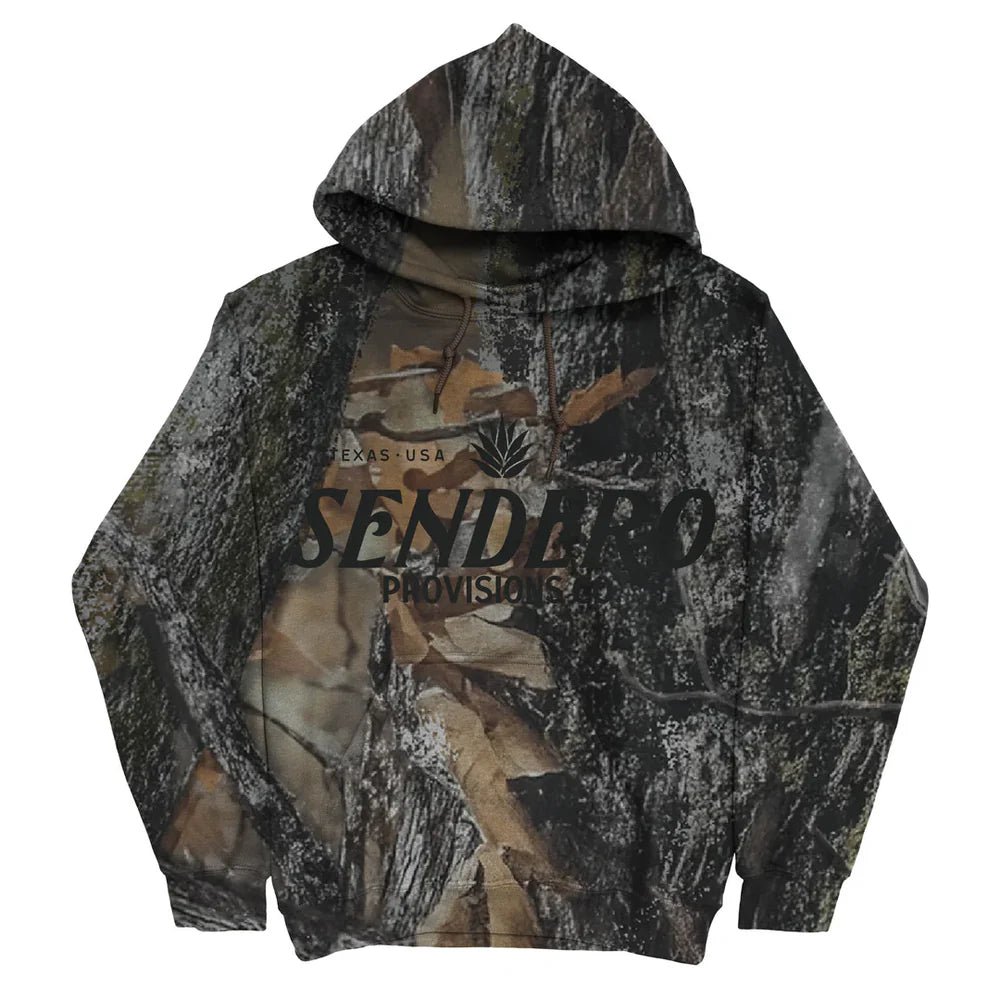 Sendero Logo Will Tree Camo Hooded Sweatshirt