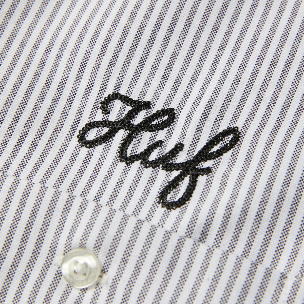HUF x Spitfire Union Work Shirt Black / White L/s Shirt