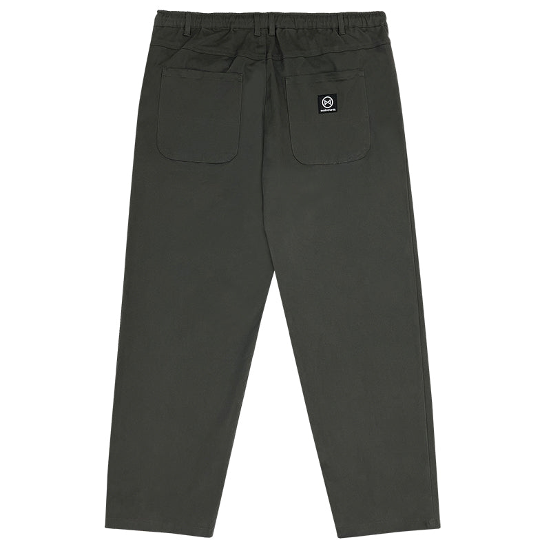 No Hours Stamped Deep Olive Pants