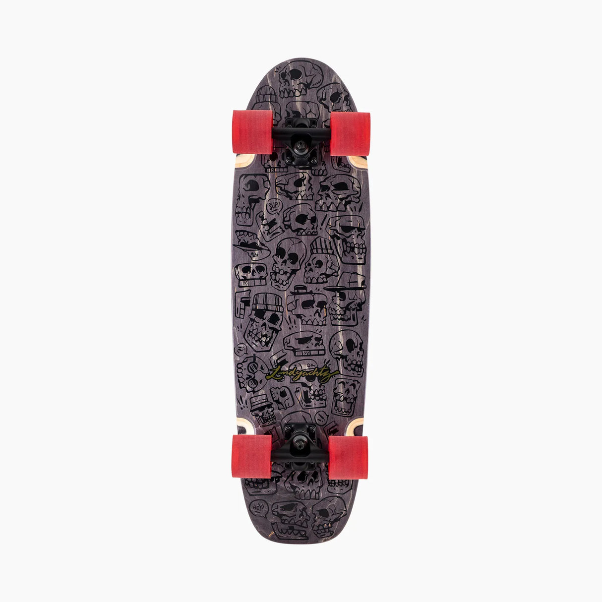 Landyachtz Schooner Skull Jam Cruiser Complete Skateboard