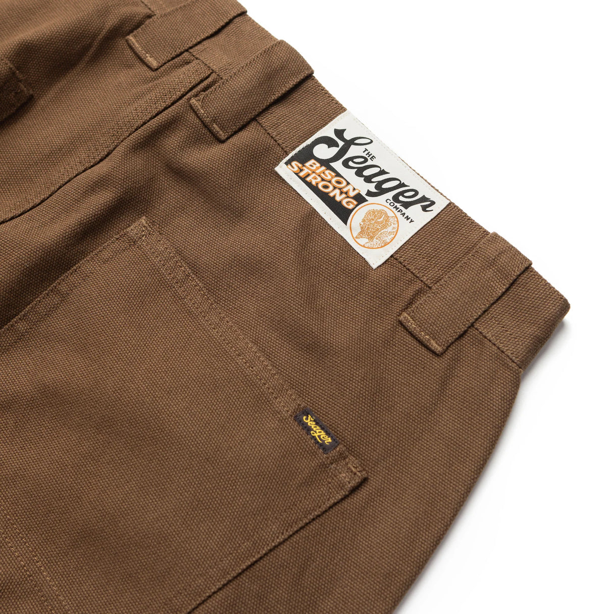 Seager Bison Canvas Tobacco Regular Fit Pants