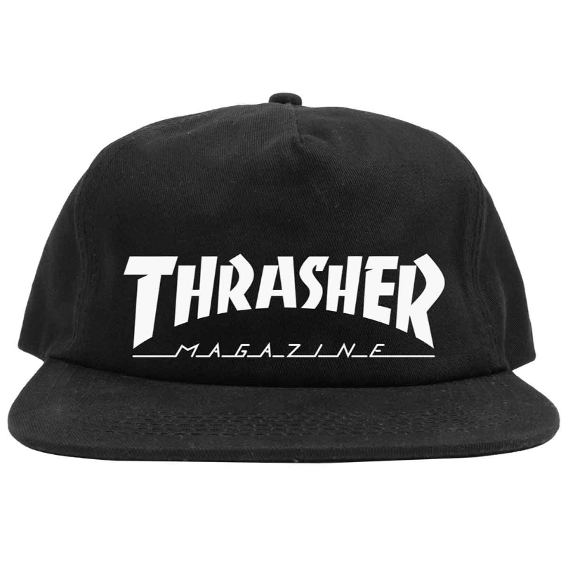 Thrasher Mag Logo Black Snapback Hat