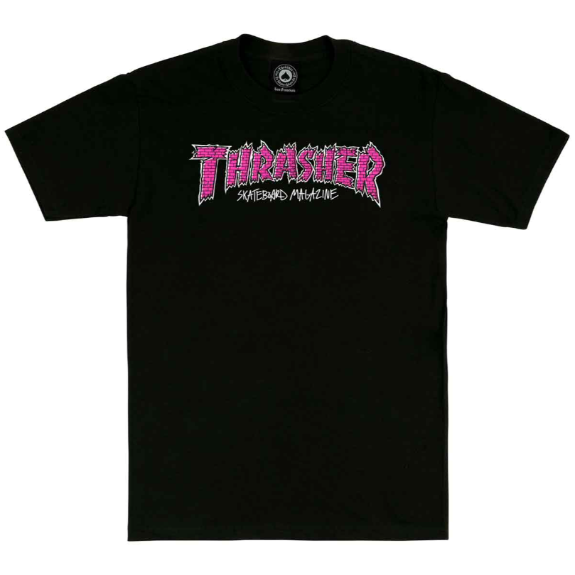Thrasher Brick Black S/s Shirt