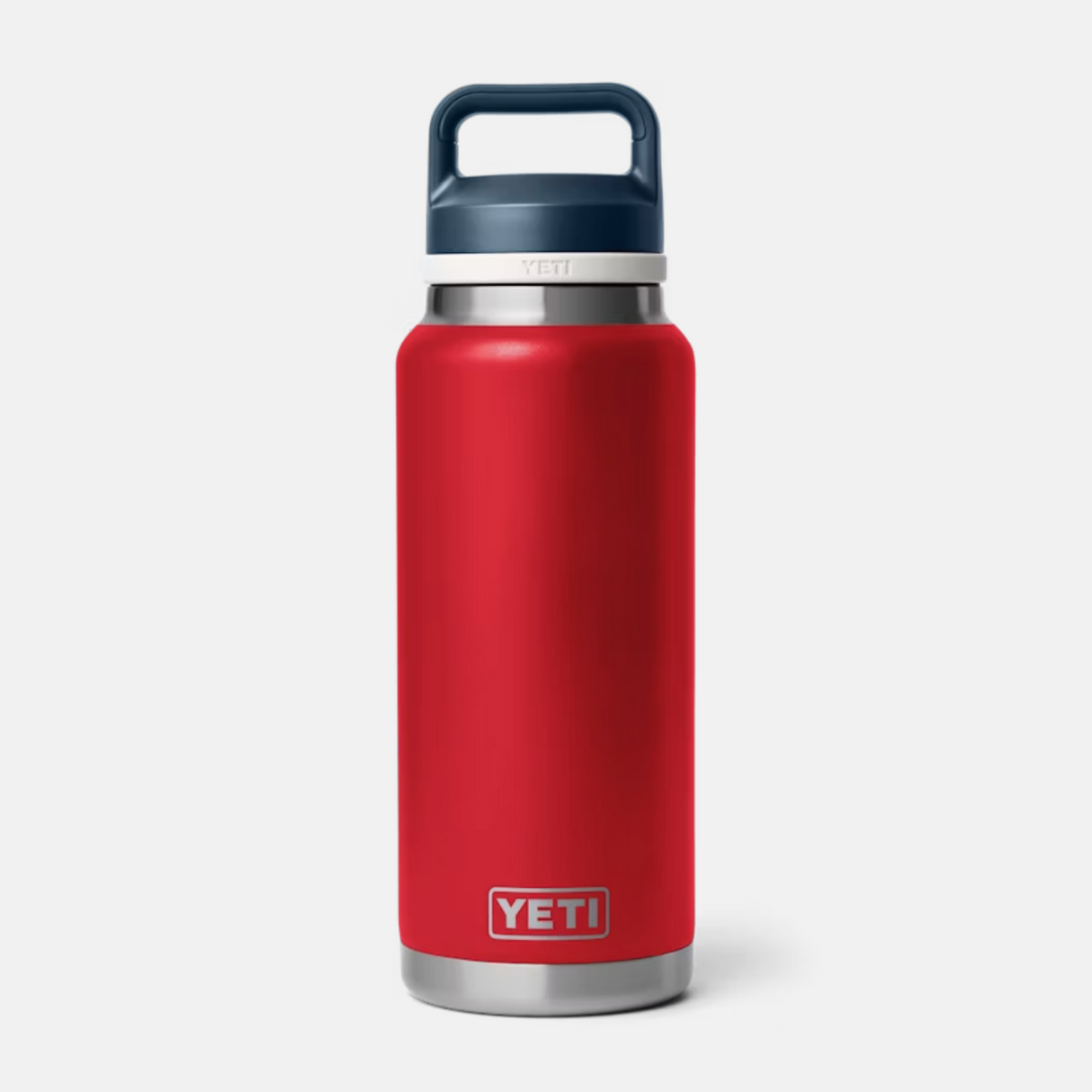 Yeti Rambler 36 oz Bottle Chug Red White Navy Water Bottle