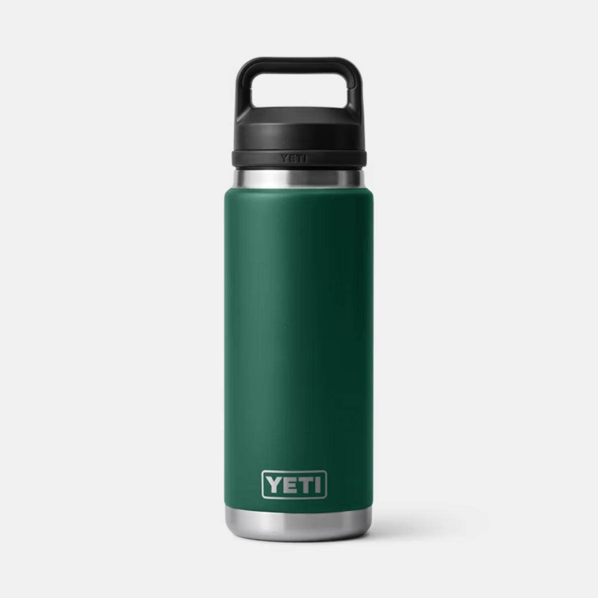 Yeti Rambler 26 oz Bottle With Chug Cap Black Forest Green