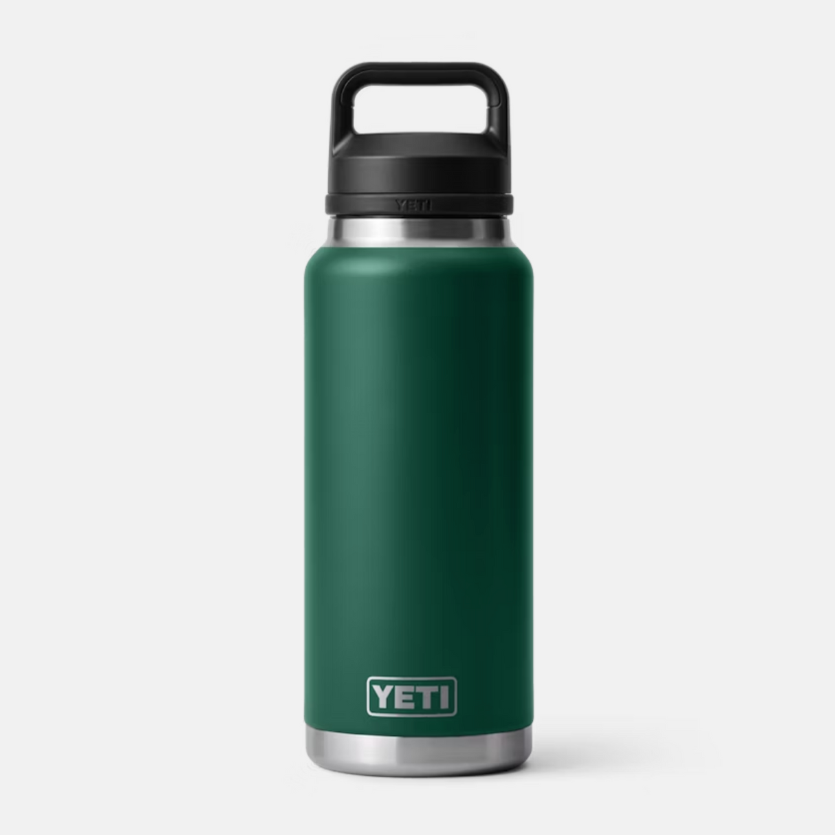 Yeti Rambler 36 oz Bottle With Chug Cap Black Forest Green