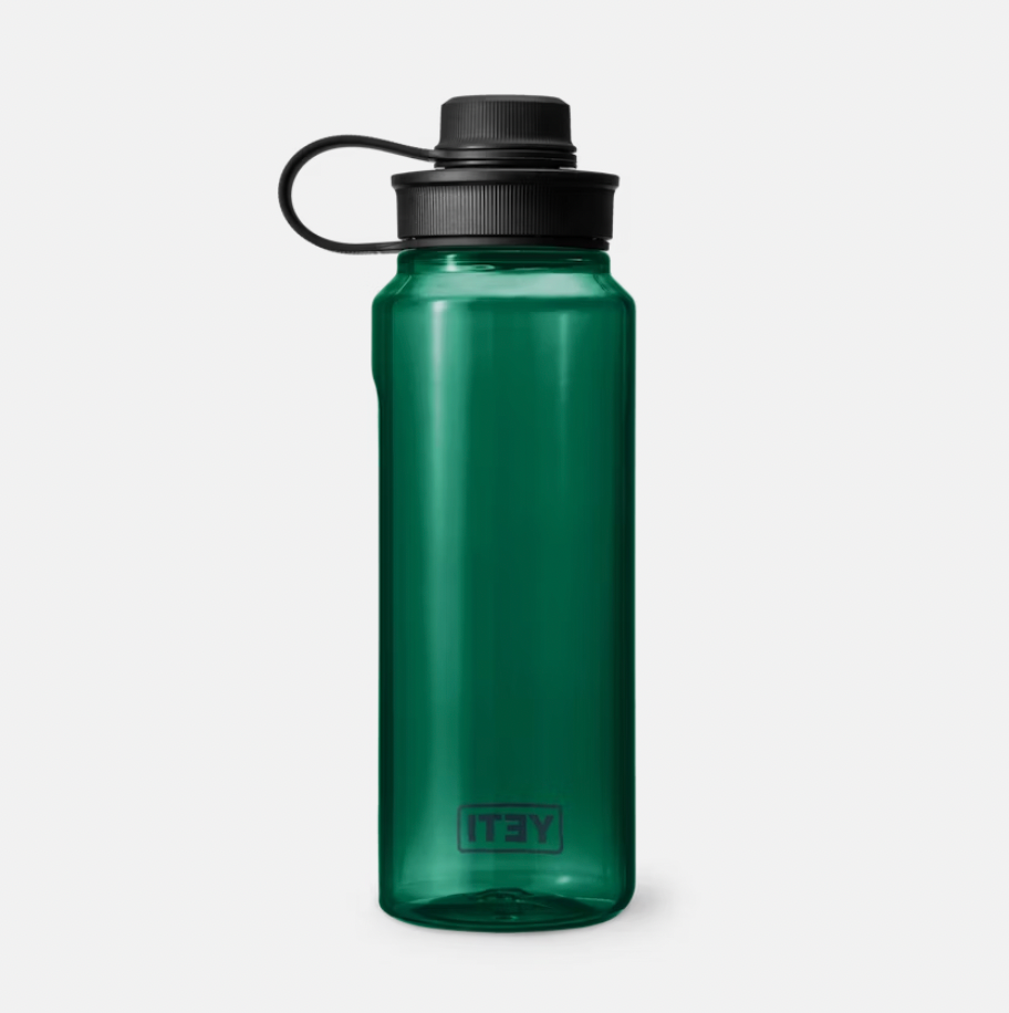 Yeti Yonder 1L Tether Bottle Black Forest Green Water Bottle