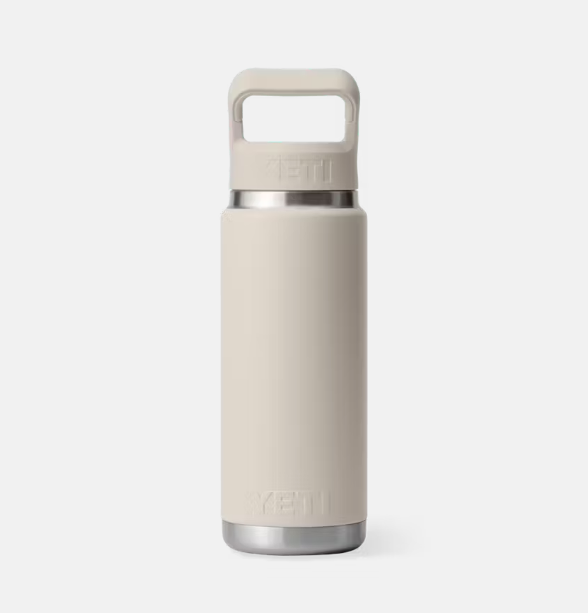 Yeti Rambler 26oz Cape Taupe Matching Straw Cap Water Bottle