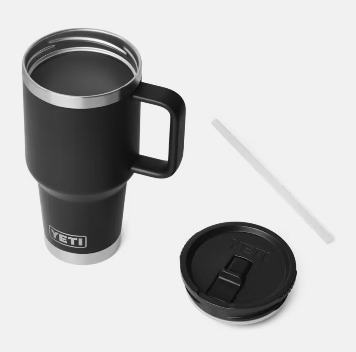 Yeti Rambler 30 oz Straw Travel Mug Black