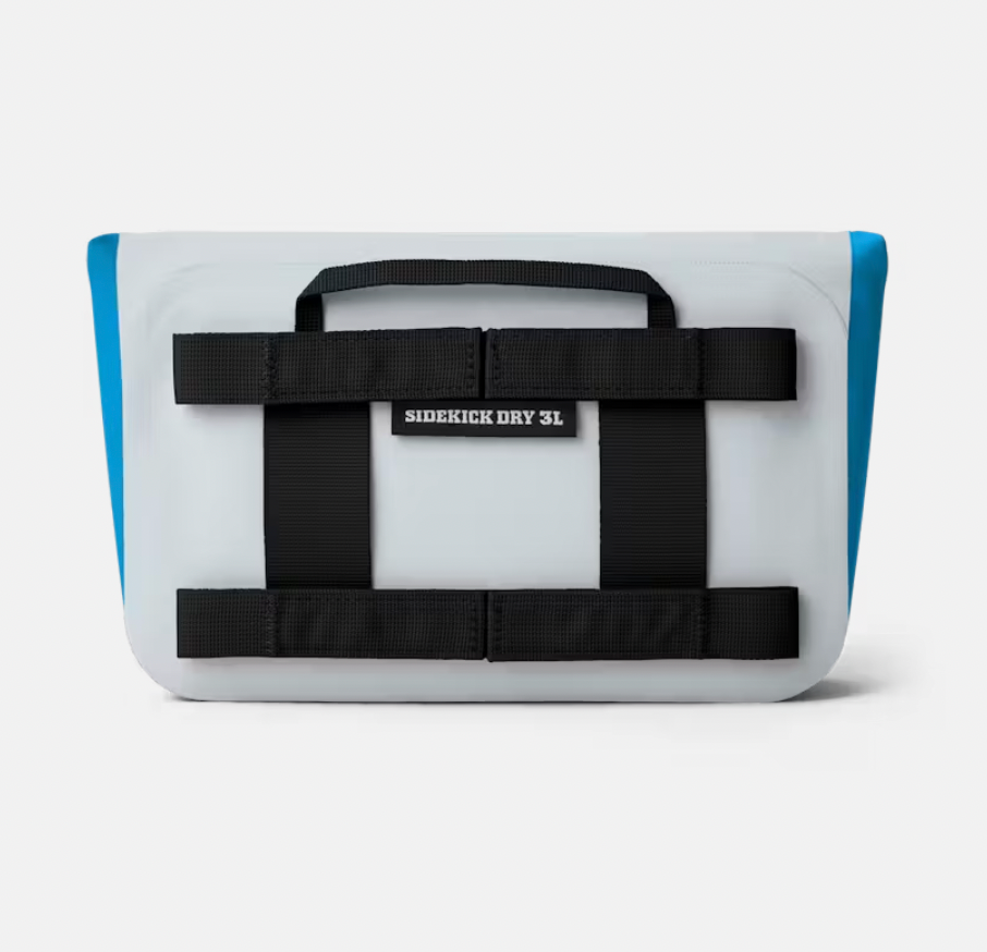 Yeti Sidekick Dry 3L Fog Gray/Blue Waterproof Gear Case