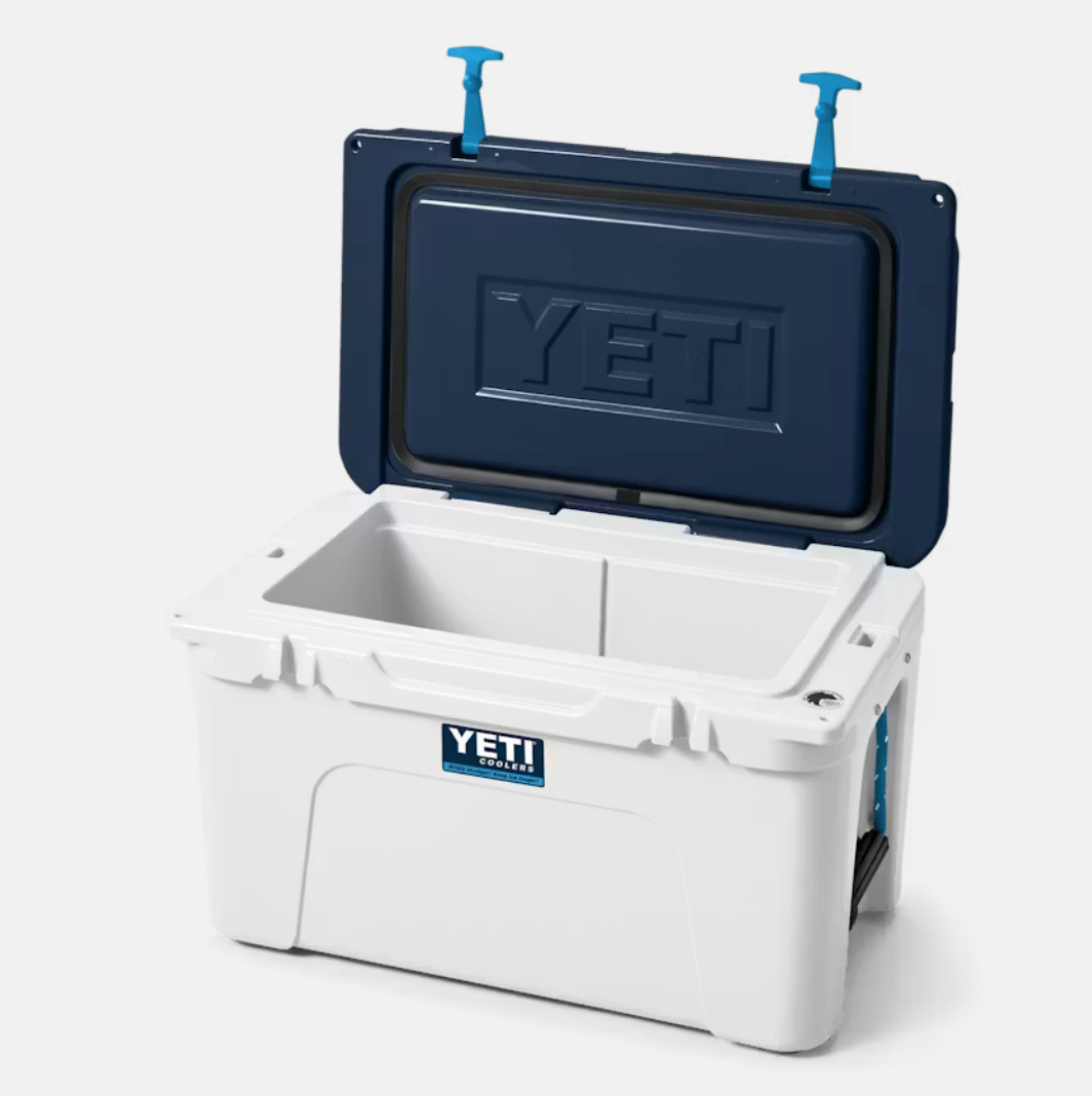 Yeti Tundra 45 White/Blue Cooler