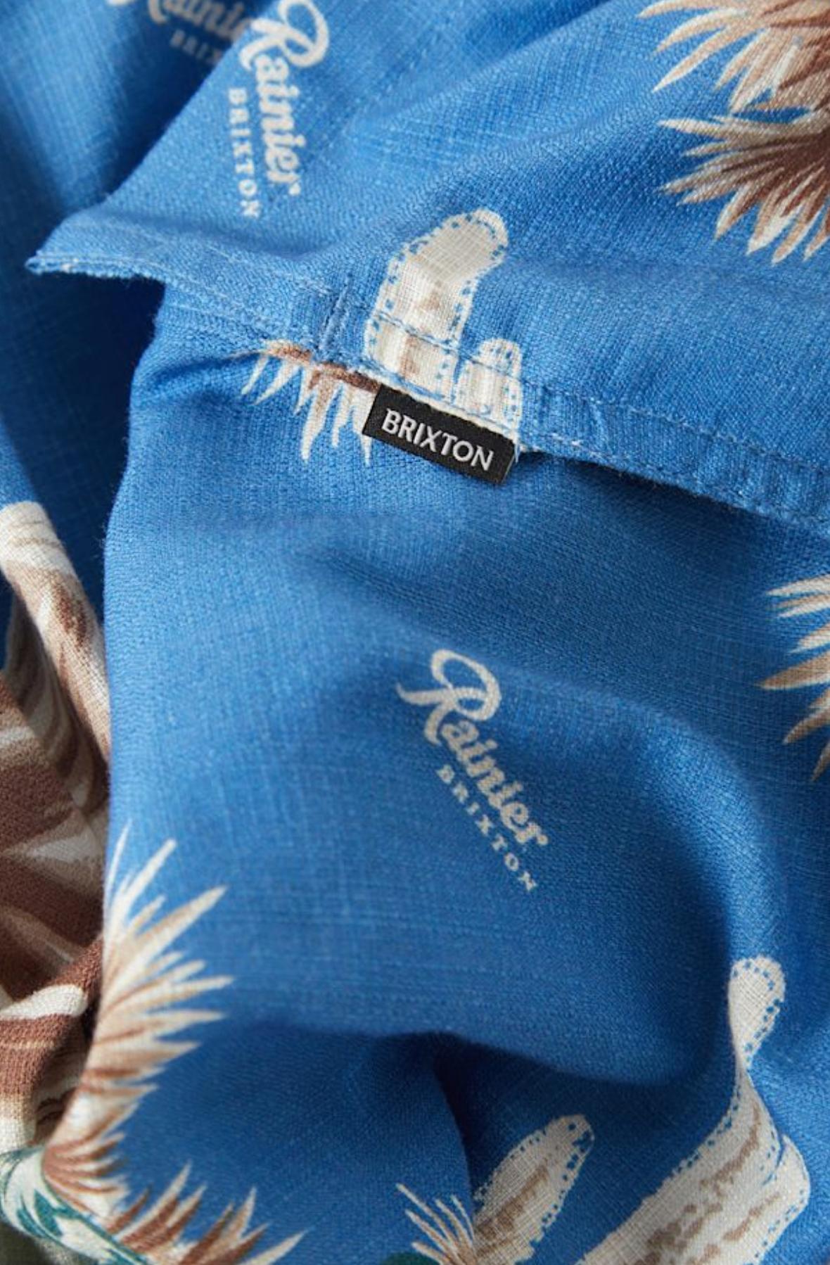 Brixton X Rainier Blue Sky S/s Woven Shirt