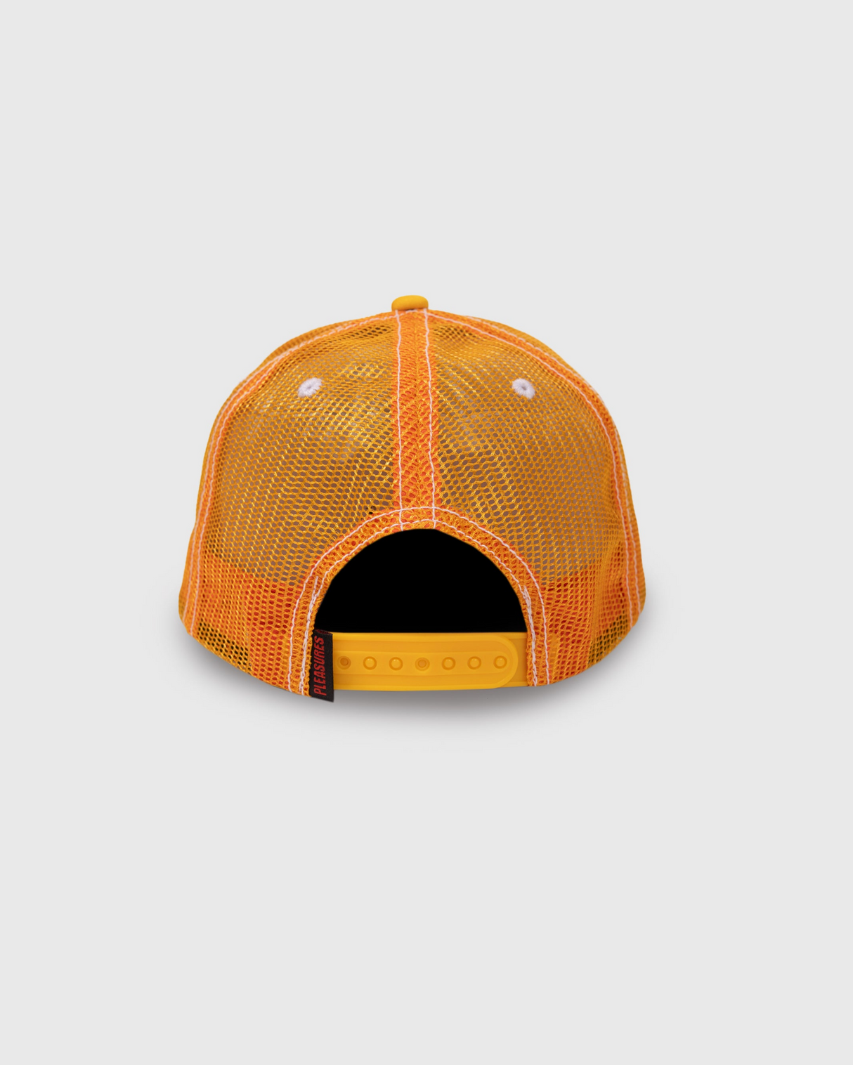 Pleasures Mud Orange Snapback Trucker Hat