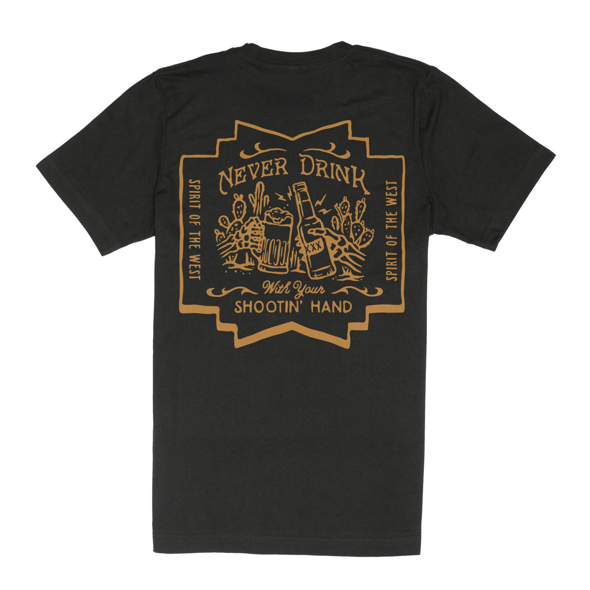Sendero Shootin' Hand Salud Black S/s Shirt