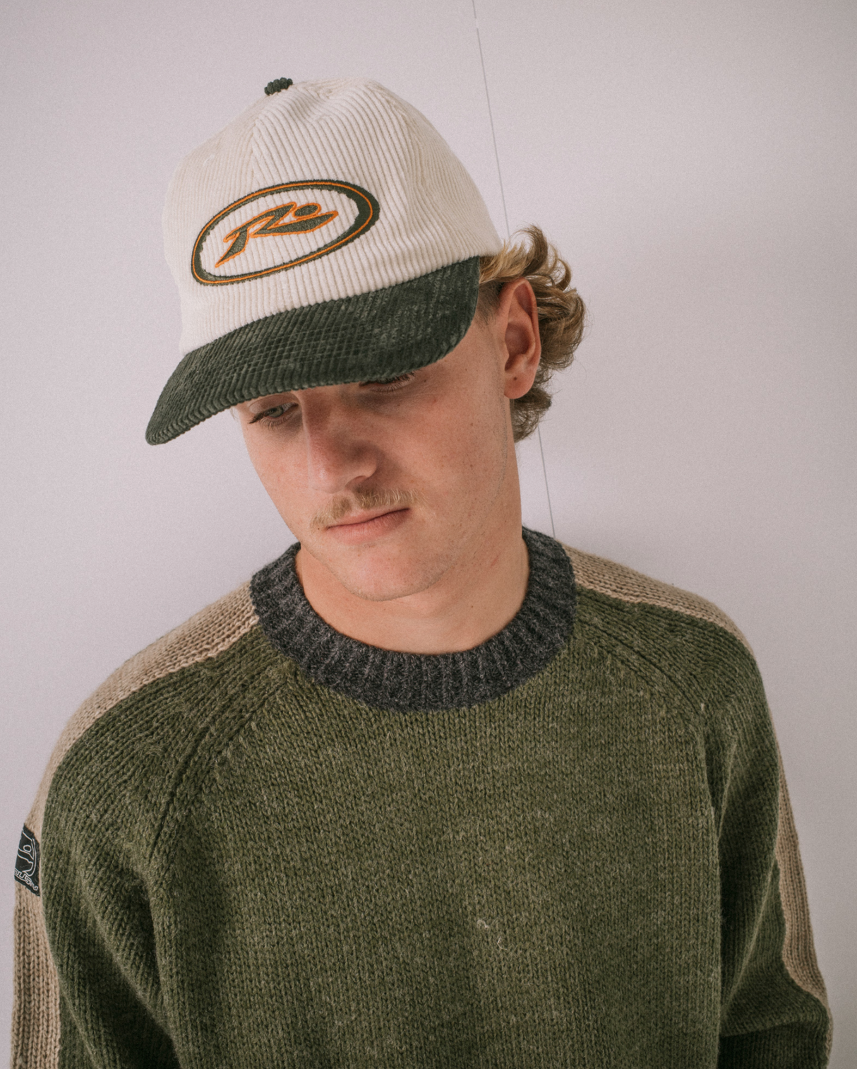 Rusty Orbit Cord 6 Panel Shadow Army Cap